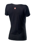 CASTELLI Camiseta de manga corta - LOGO W LADY - negro