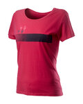 CASTELLI Camiseta de manga corta - LOGO W LADY - rosa