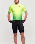 CASTELLI maillot corto y pantalón corto - AERO RACE - negro/verde