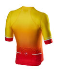 CASTELLI maillot corto y pantalón corto - AERO RACE II - negro/amarillo/rojo