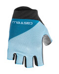 CASTELLI guantes de dedos cortos - ROUBAIX GEL 2 LADY - azul claro