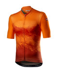 CASTELLI maillot corto y pantalón corto - POLVERE - negro/naranja