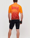 CASTELLI maillot corto y pantalón corto - POLVERE - negro/naranja