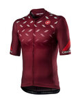 CASTELLI maillot corto y pantalón corto - AVANTI II - granate/negro