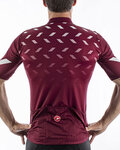 CASTELLI jersey de manga corta - AVANTI - granate