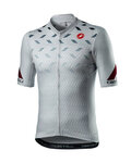 CASTELLI jersey de manga corta - AVANTI - gris/plateado