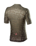 CASTELLI jersey de manga corta - PAVE' - marrón