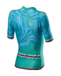 CASTELLI jersey de manga corta - CLIMBER'S 2.0 LADY - turquesa/azul