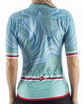 CASTELLI jersey de manga corta - CLIMBER'S 2.0 LADY - turquesa/azul