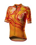 CASTELLI jersey de manga corta - CLIMBER'S 2.0 LADY - amarillo/naranja