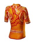 CASTELLI jersey de manga corta - CLIMBER'S 2.0 LADY - amarillo/naranja