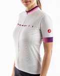 CASTELLI jersey de manga corta - GRADIENT LADY - marfil