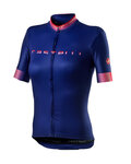 CASTELLI jersey de manga corta - GRADIENT LADY - rosa/púrpura