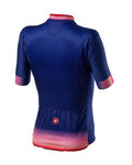CASTELLI jersey de manga corta - GRADIENT LADY - rosa/púrpura