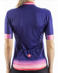 CASTELLI jersey de manga corta - GRADIENT LADY - rosa/púrpura