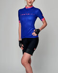 CASTELLI jersey de manga corta - GRADIENT LADY - rosa/púrpura