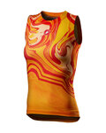 CASTELLI camiseta sin mangas - PRO MESH W LADY - amarillo/naranja