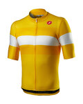 CASTELLI jersey de manga corta - LA MITICA - amarillo/blanco