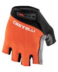 CASTELLI guantes de dedos cortos - ENTRATA V - rojo