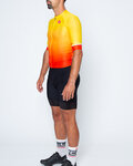 CASTELLI maillot corto y pantalón corto - AERO RACE II - negro/amarillo/rojo
