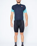 CASTELLI maillot corto y pantalón corto - ENTRATA - negro/azul