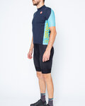 CASTELLI maillot corto y pantalón corto - ENTRATA - negro/azul