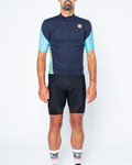 CASTELLI maillot corto y pantalón corto - ENTRATA II - negro/azul