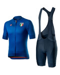 CASTELLI maillot corto y pantalón corto - ITALIA 20 - azul