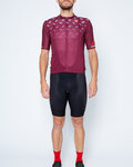 CASTELLI maillot corto y pantalón corto - AVANTI - granate/negro