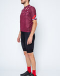 CASTELLI maillot corto y pantalón corto - AVANTI - granate/negro