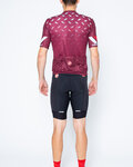 CASTELLI maillot corto y pantalón corto - AVANTI - granate/negro