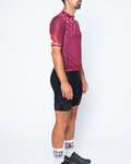 CASTELLI maillot corto y pantalón corto - AVANTI II - granate/negro