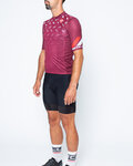 CASTELLI maillot corto y pantalón corto - AVANTI II - granate/negro