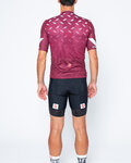 CASTELLI maillot corto y pantalón corto - AVANTI II - granate/negro