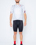 CASTELLI maillot corto y pantalón corto - AVANTI - negro/plateado/gris
