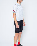 CASTELLI maillot corto y pantalón corto - AVANTI - negro/plateado/gris