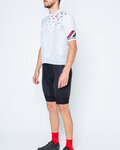 CASTELLI maillot corto y pantalón corto - AVANTI - negro/plateado/gris