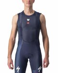 CASTELLI camiseta sin mangas - SOUDAL QUICK-STEP - azul