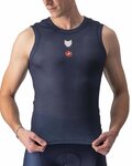 CASTELLI camiseta sin mangas - SOUDAL QUICK-STEP - azul
