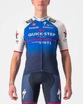 CASTELLI jersey de manga corta - QUICK-STEP 2022 COMPETIZIONE - azul/blanco