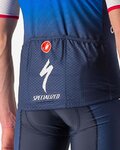 CASTELLI jersey de manga corta - QUICK-STEP 2022 COMPETIZIONE - azul/blanco