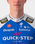 CASTELLI jersey de manga corta - QUICK-STEP 2022 COMPETIZIONE - azul/blanco