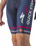 CASTELLI pantalones cortos de tirantes - QUICK-STEP 2022 - azul