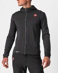 CASTELLI sudadera - MILANO FZ FLEECE - negro