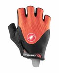 CASTELLI guantes de dedos cortos - ARENBERG GEL - negro/rojo