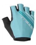 CASTELLI guantes de dedos cortos - DOLCISSIMA 2  LADY - negro/azul claro