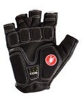 CASTELLI guantes de dedos cortos - DOLCISSIMA 2 LADY - negro/blanco