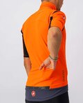 CASTELLI jersey de manga corta - GABBA ROS - naranja/azul