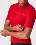 CASTELLI jersey de manga corta - CLASSIFICA - rojo