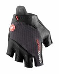 CASTELLI guantes de dedos cortos - ROSSO CORSA PRO V - gris